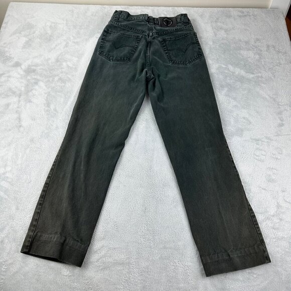 Versace Green Jeans Couture Women’s Size 29x28 Zipper Fly Denim - Picture 3 of 15